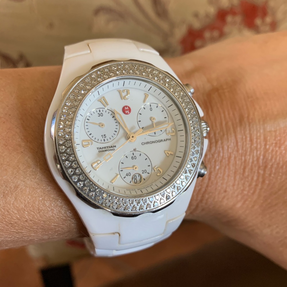Michele Tahitian Ceramic Watch - Picture 3 of 3